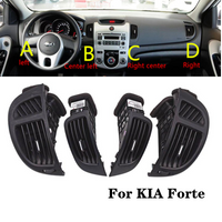 4pcs Car LHD Front Dash Board Air Conditioner Outlet A/C Air Vents For Kia Forte Cerato Koup 2008 2009 2010 2011 2012 2013
