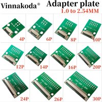 FPC FFC Flexible Cable Adapter Board 1.0mm Pitch Connector SMT to 2.54mm 4/5/6/7/8/9/10/12/14/15/16/18/20/22/24/26/28/30/32/40P