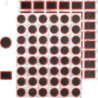 48-192pcs Rubber Puncture Patches Bicycle Tire Tyre Tube Repair Cycle Patch Kit No Glue Bicycle Inner Tube Puncture Repair Tools