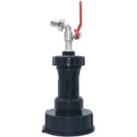 80mm 100mm IBC Water Tank Tap Fittings 16mm Nipple Hose Extension Water Pipe Connector Faucet Adapter Garden Watering
