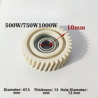 AliExpress NONE 47.3x13mm Oblique Planetary Gear 35T Gears Inner Diameter 12mm/10mm Electric Bike Nylon Gear E-bike Hub Motor Replacement Parts