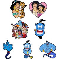 Magic Lamp Enamel Pin Cartoon Tiger Brooch For Coat Women's Brooches Fashion Lapel Badges Jewelry Gift for Friends