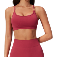 AliExpress Seamless Women Sports Bra High Support Gym Clothes Pilates Yoga Bra Top Push-up Running Cycling Workout Tank Fitness Underwear
