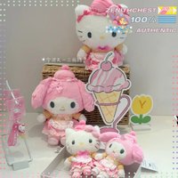 Sanrio Dreamy Ice Cream Hello Kitty My Melody Soft Sculpture Ornament and Pendant Home Decor Holiday Gift Pick