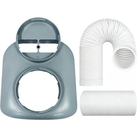 Exhaust Duct Kit for Portable Air Conditioners with Separate Intake and Exhaust Pipes for Use in Tents Cars and RV Applications
