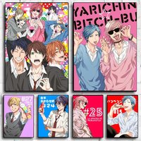 Y-Yarichin Bit Club Poster Stickers HD Waterproof Painting Wall Art for Bedroom Living Room Home Decor Decoration Gift