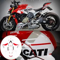 For Ducati Streetfighter V4S Full car version decals, pull flowers The whole car is decorated with flowers Plate shell decals