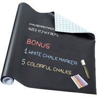 Blackboard Wall Stickers Blackboard Wallpaper Large Blackboard Contact Paper Roll KDGSelf-Adhesive DIYReusable Erasable Stickers