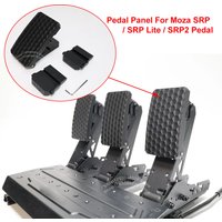 3D Printed Game Pedals Throttle Brake Clutch Adjustable Pedal Panel With Angle Module For Moza SRP/SRP Lite/SRP2 Pedals