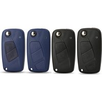 jingyuqin 2/3 Buttons Flip Remote Key Shell Case For FIAT Punto 500 Ducato Stilo Panda Doblo Bravo Fob Car Cover SIP22 Blade