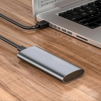 M.2 External SSD Enclosure Adapter Type-C 3.1 Mobile Harddisk Enclosure Aluminum Alloy M/B/(B+M) Key for 2230/2242/2260/2280 SSD