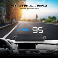 C500 BLUE OBD Gauge Display Car Head Up Display LCD Car HUD Turbo Gauge Digital Odometer Universal Speed On-board Computer T900