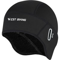 AliExpress West Biking WEST BIKING Winter Fleece Caps Windproof Cycling Cap Thermal Skull Cap Helmet Liner Running Skiing Motocycle Riding MTB Bike Hat
