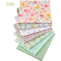 Chainho,Printed Twill Weave Cotton Fabric,Patchwork Cloth,DIY Sewing Quilting Material,Patchwork Cloth,7 Designs,2 Sizes,15C84