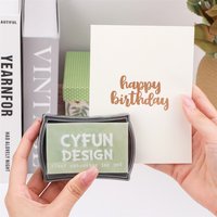 Clear Embossing Ink Pad Transparent Stamp Inkpad for DIY Scrapbooking Planner Card Making Heating Embossing Craft Project 2025