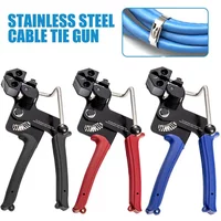 Stainless Steel Cable Tie Gun for Fastening Cutting Cable Ties Zip Tie 4.6-12mm Release Tool Hand Wrap Tension Cable Ties Plier