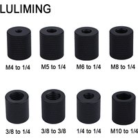1/4 female to female 1/4 3/8 M4 M5 M6 M8 M10 Camera Screw Tripod BallHead Conversion Screw for Camera Photo Studio Accessories