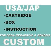 1000 USA/JAP Shell MD Game Card With Box & MANUAL for Sega Megadrive Genesis Video Game Console