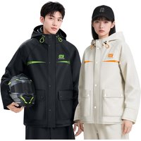 AliExpress PVC Material Raincoat With Rain Pants Suit For Adults Split Raincoat Long Full Body Rainproof Couple Cycling Raincoat
