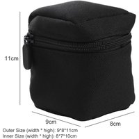 Lens Container Protective Pouch Case for DSLR Camera Lens Lens Holder Case Protective Case Camera Lens Pouch Camera Lens Bag