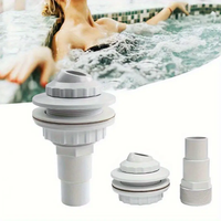 32/38mm Pool Nozzle Water Outlet Backflow Sprayer Replacement Parts for Swimming Pool Spa Beach Water Park
