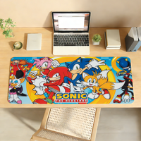 Game S-Sonic The H-Hedgehog Mouse Pad Non-slip Rubber Computer Mat Gamer Balance Decoracion Deskmat Laptop Office Large