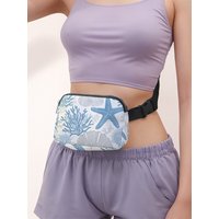 1-piece set, stylish adjustable crossbody bag, neutral sports waist bag, suitable for running