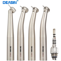 For kavo coupler 45 degree standard mini torque head Dental Optical Fiber Turbine high Speed rotation led handpiece