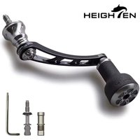 HEIGHTEN 56mm Reel Handle (With 24mm TPE Knob) for Shimano Twin Power Daiwa Certate LT Spinning Reel