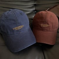 Cotton Baseball Cap for Men Women, Embroidery Letter Plain Vintage, Perfect for Outdoor Daily Wear Streetwear