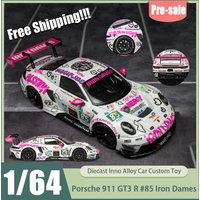 Trends Hobby 1:64 Porsche 911 Gt3 R #85 Iron Dames Pre-Order Le Mans 24h 2025 Diecast Opening Hood Detail Limited Edition Racing