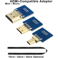 HDMI-Compatible Connector Flex Flat Cable for Raspberry Pi 4 Micro Mini HDMI-Compatible 20pin FFC 10 20 50cmRibbon FPV Orange Pi
