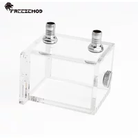 FREEZEMOD water tank Reservoir full transparent, with extension fixing position acrylic water cooler GQSX-T3