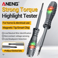 Word/cross 2-in-1 Tester Screwdriver ANENG B05 Non-Contact Electric Pen Circuit Breakpoint Tester for Home Electrical repair too