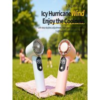 Portable Pocket Clip Fan Semiconductor Refrigeration High-Speed Mini Hand Fan USB Charging Silent Desktop Cooling Fan for Outdoo