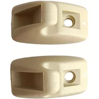 2PCS Sunvisor Hook Clip Bracket 191857559 For VW Jetta MK1 MK2 Golf GTI 1 2 MK1 MK2 Passat B2 B3 B4 Polo Vento