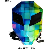LED Backpack Motorcycle helmet bag Riding equipment waterproof multi-functional luminous backpacks School Bag Back Pack Plecak