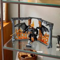 10367 Creative Model Lord of the Rings Gandalf Bookshelf Adult Assembly Building Blocks Children's Toy Gift 1201pcs