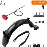 Rear Mudguard Kit Accessories For Xiaomi M365 Pro 2 1S Electric Scooter Fender Bracket Taillight Mud Guard Essential Spare Parts