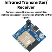 ESP8266/ESP32 IR Transmitter&Receiver – NEC Protocol WiFi Transparent Transmission ESP Development Module for Smart Home Control