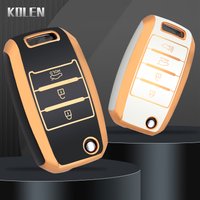 3 4 Tasten TPU Auto Flip Schlüssel Fall Abdeckung Für KIA RIO 3 K2 K3 K4 K5 Sportege Picanto Optima Soul Ceed Sorento Forte Stinger Cerato