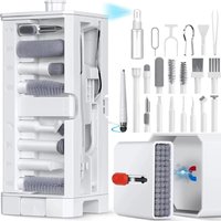 Professional 32-in-1 Electronics Cleaning Tools Set for iPhone Port AirPods Bluetooth Earbuds PC Keyboard Laptop
