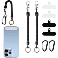 AliExpress NONE Phone Tether Lanyard Anti Theft Phone Strap With Carabiner Protective Outdoor Skiing Hiking Cycling Fishing Climbing