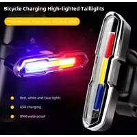AliExpress NONE Ultra Bright Bike Light Taillight LED Rechargeable Safety Warning Bicycle Rear Light Night Riding Tail Light Cycling Accessories