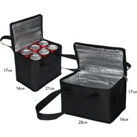 Portable Lunch Cooler Bag Insulated Bags Folding Insulation Picnic Ice Pack Food Thermal Bag Drink Carrier Beer Delivery Bag