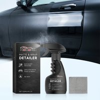 Homonth Matte Paint Wrap Detailer Spray No Wax Bug Dirt Remover Safe For Auto Exterior Daily Care Maintenance Cleaning 120ml