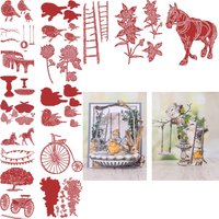 At your Own Risk Bunting Cutting Dies Scrapbook Diary Decoration Stencil Embossing Template DIY Greeting Card Handmade 2026