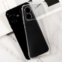 TPU Case For Ulefone Note 16 Pro Ultra-thin Soft Silicone Cover Black Transparent Cases For Ulefone Note16Pro Protective Shell