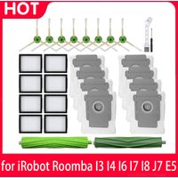 for iRobot Roomba I7 I7+ I3 I3+ I4 I4+ I6 I6+ I8 I8+ J7 J7+ E5 E6 E7 Filter Main Brush Mop Cloth Dust Bag Bracket Vacuum Cleaner
