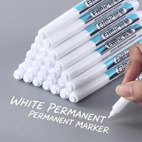 New 1PC Long Needle Marker Pen Waterproof Deep Hole Metal Bathroom Woodworking Tile Screw White Dash Pen Marker Pen